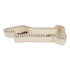 Decoratie schaal Hond 20x13x3 cm Wit Vilt