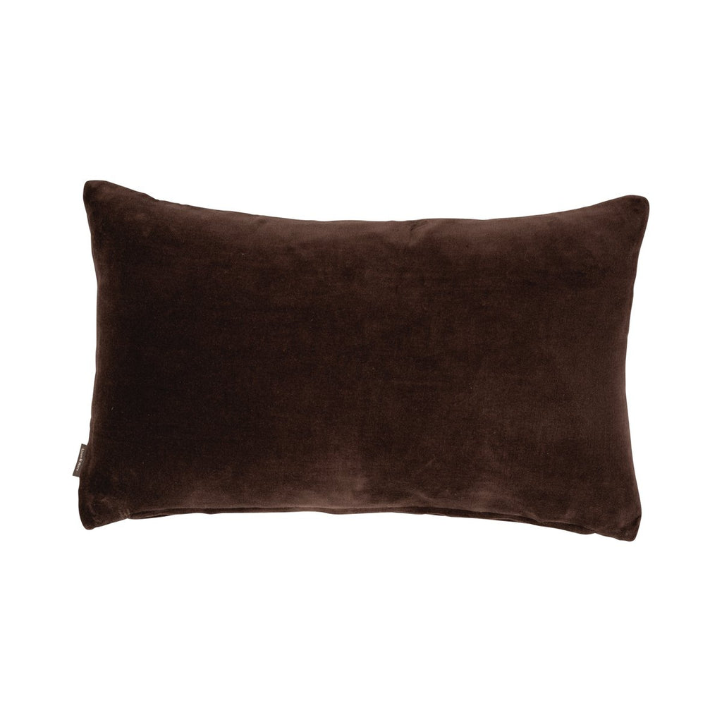 Dayna Velvet kussen bruin 30x50cm