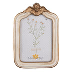Fotolijst 10x15 cm Beige Goudkleiglig polyresin Fotokader