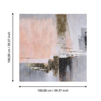 Schilderij Alaminos Roze 100x100 cm