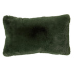 Dutch Decor Zaya - Kussen 30x50 cm - Imitatiebont look - Bergzicht - Groen
