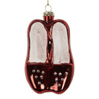 Kertshanger Schoen 6x6x10 cm Rood Glas