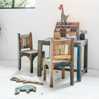Scrapwood kinderstoel
