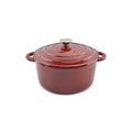 Kookpot 26cm gietijzer rood Ferno