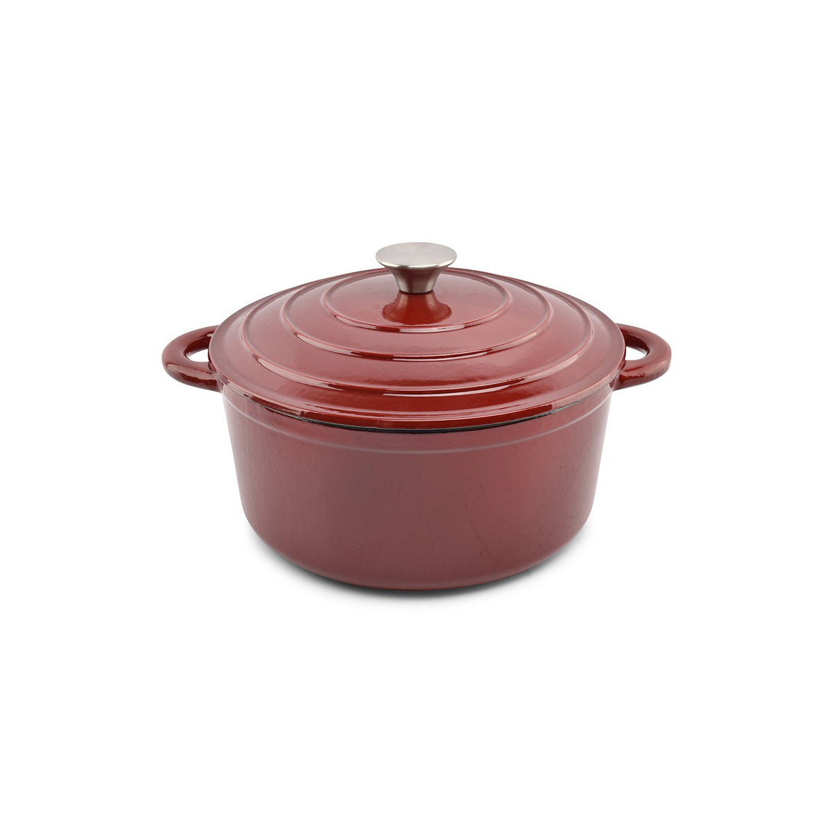 Kookpot 26cm gietijzer rood Ferno