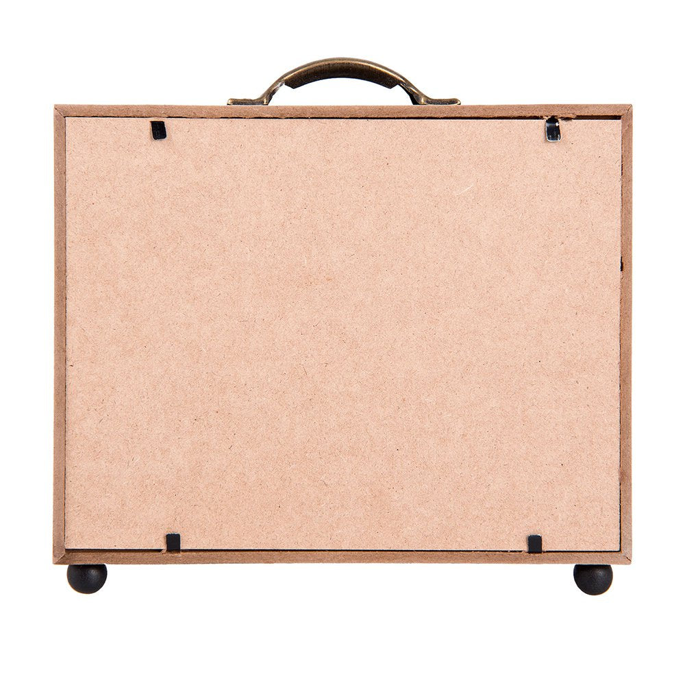 Spaarpot 18x7x17 cm Bruin MDF Leuke Spaarpot