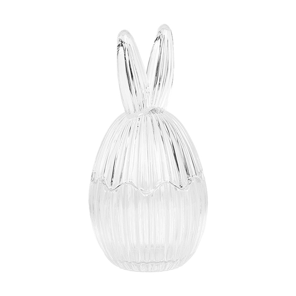Glazen potje Ei Ø 9x17 cm Transparant Glas