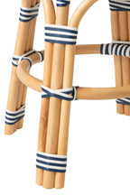 J-Line kruk Geo - riet - blauw/wit