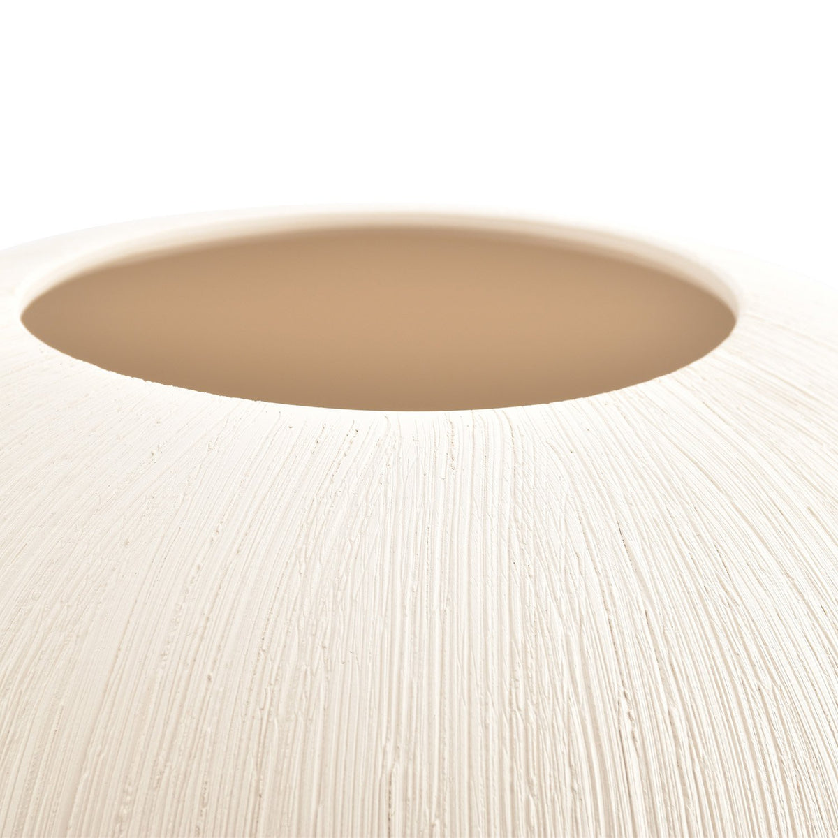 Vaas 28xH23cm beige Vico