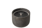 J-Line buitenkaars Rond - donkergrijs - M - 31U