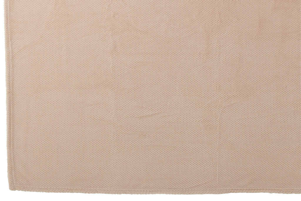 J-Line deken Snuggle - polyester - lichtroze