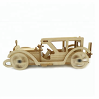 Bouwpakket Oldtimer op Zonne-energie- hout