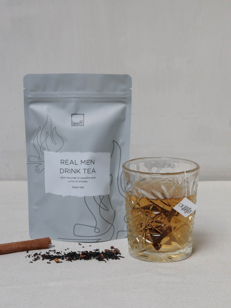 Leeff Tea giftbag - Real men drink tea