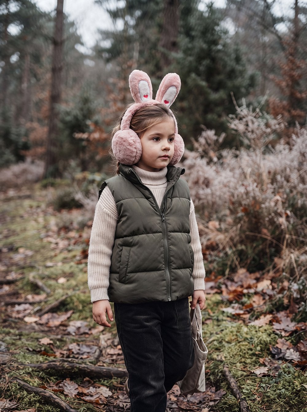 Oorwarmers Kinderen one size Roze Pluche Oorwarmers Meisje