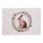 Placemats Set van 6 48x35 cm Beige Katoen