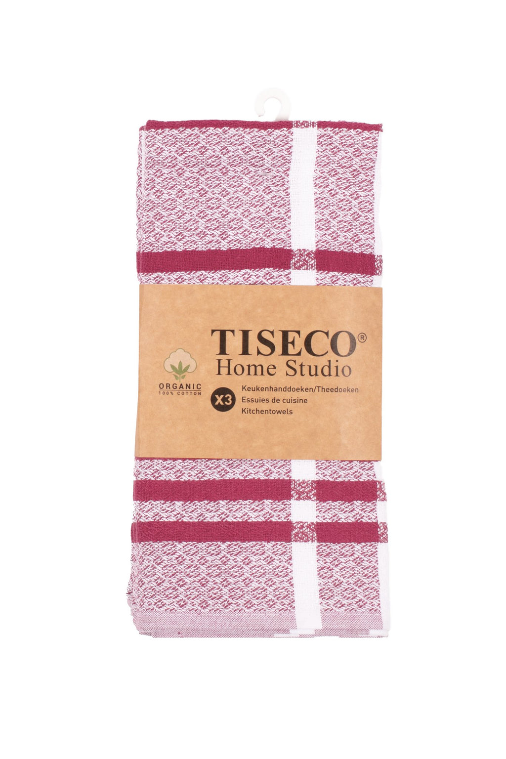 Theedoek bio katoen - set/3 - 50x70 cm