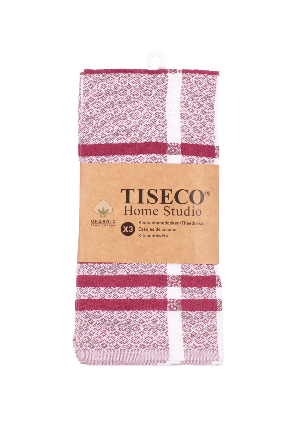 Theedoek bio katoen - set/3 - 50x70 cm