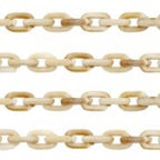 Brillenkoord acrylic chain verguld