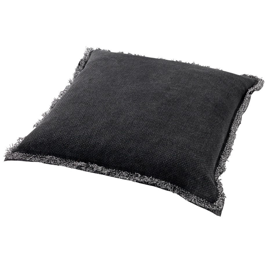 Nederlands decor Burto - kussen 60x60 cm raaf - zwart