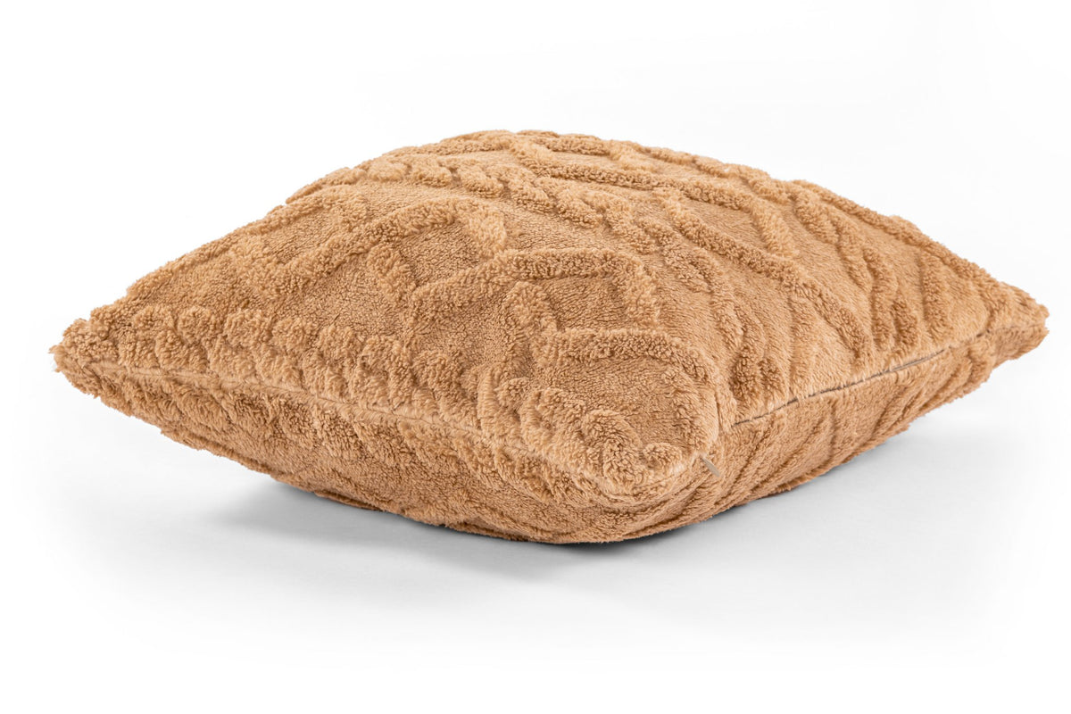 Kussen (gevuld) Velveteen - 45x45cm, indiantan