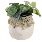Bloempot Ø 15x13 cm Beige Steen
