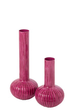 J-Line Vaas - ijzer - fuchsia - large