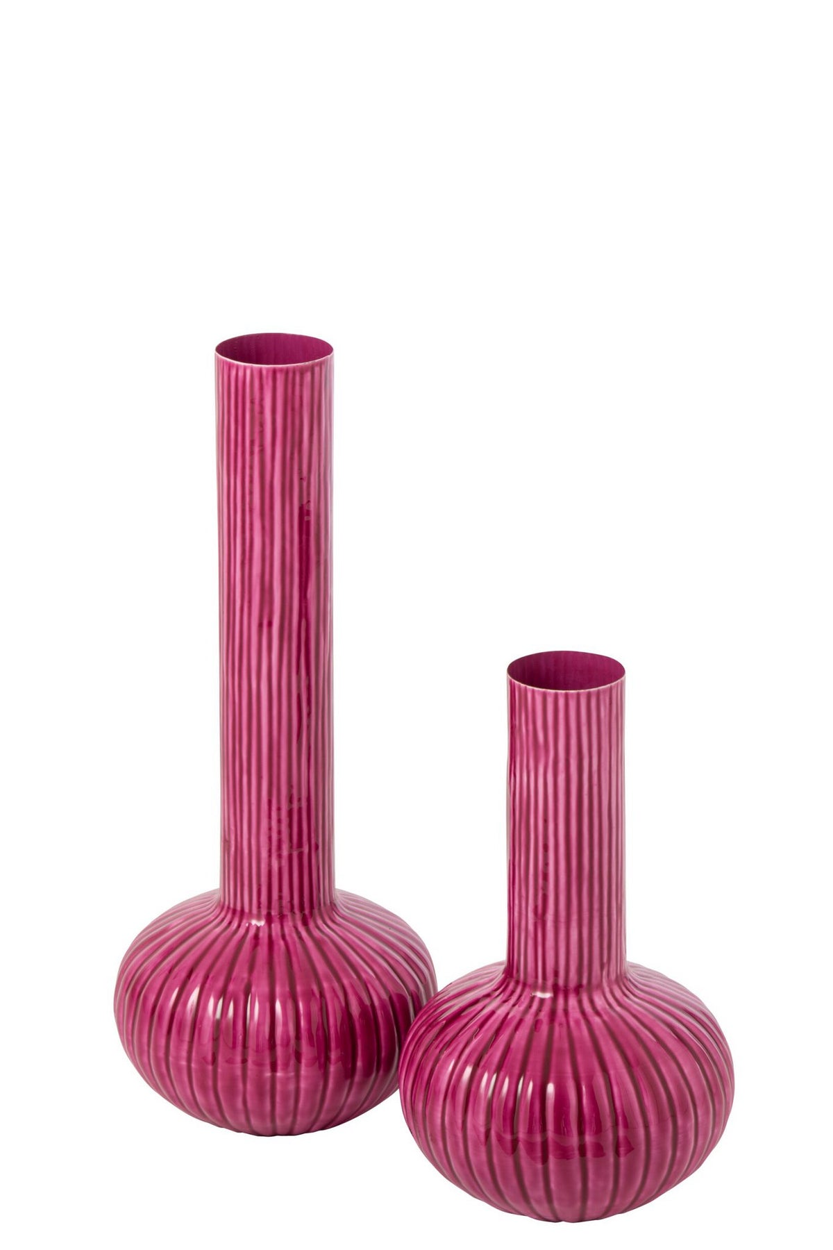 J-Line Vaas - ijzer - fuchsia - large