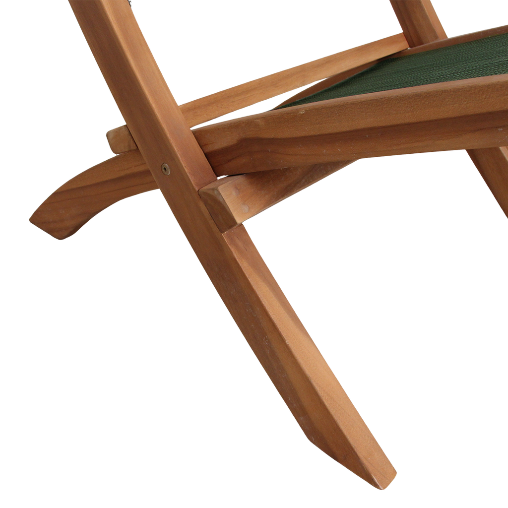 Rope opvouwbare loungestoel groen