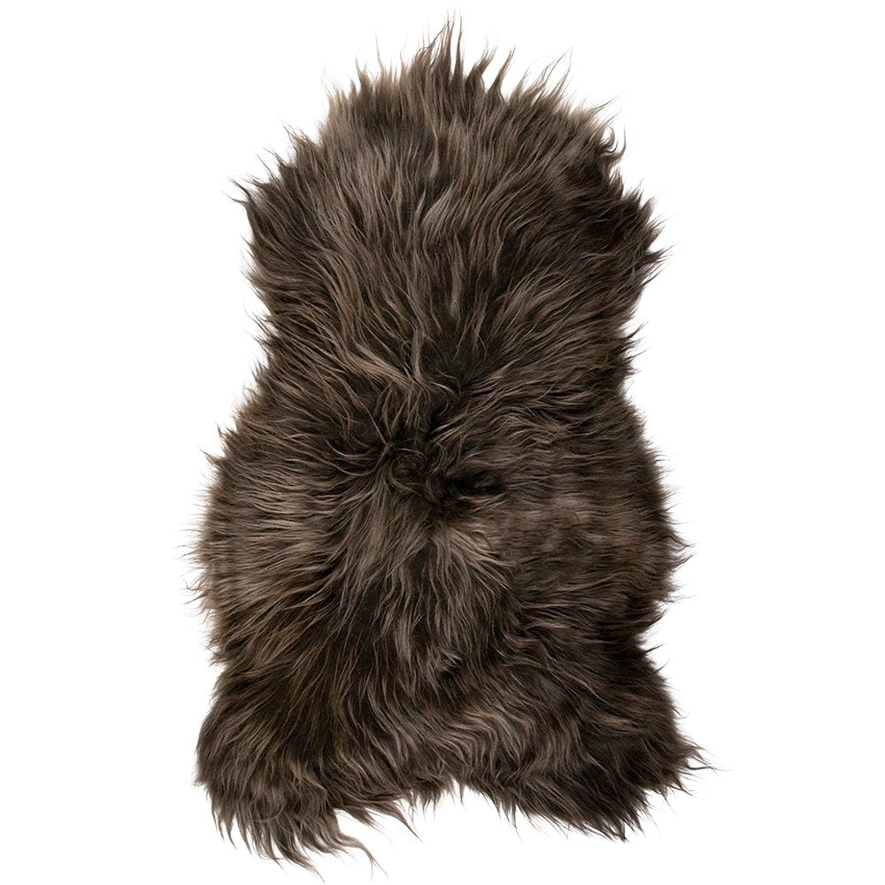Schapenvacht ijsland hazelnoot bruin 100-110cm