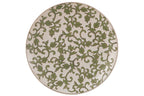 J-Line decoratie Bord Yezi - porselein - groen/wit