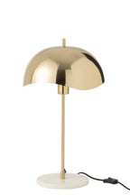 J-Line tafellamp - metaal/marmer - goud