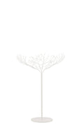 J-Line decoratie Boom - metaal - wit - medium