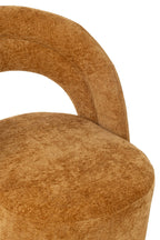 J-Line stoel Accent stoel - textiel - oker