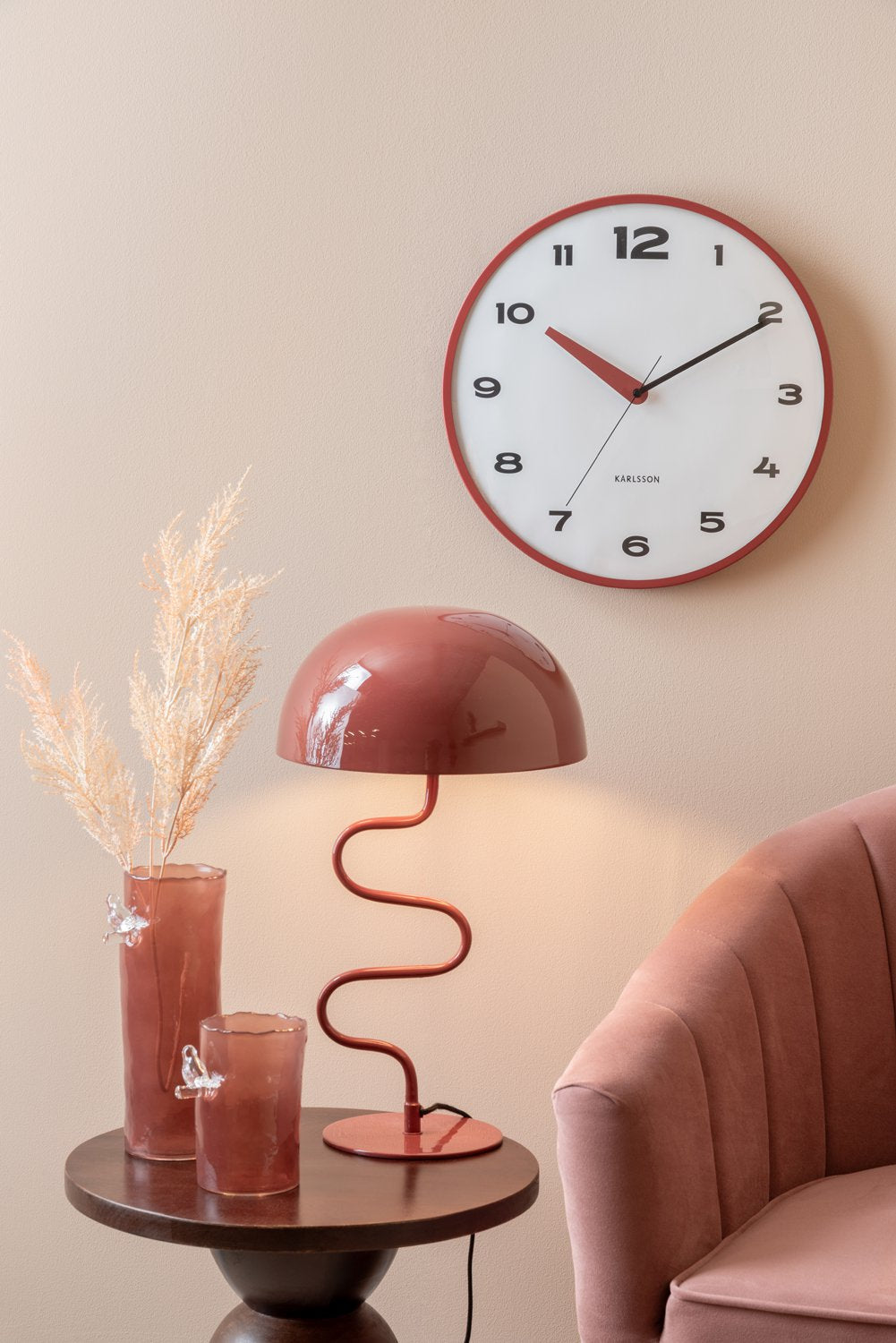 Wandklok Brisk Dome