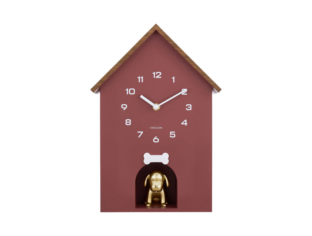 Wandklok hondenhuis