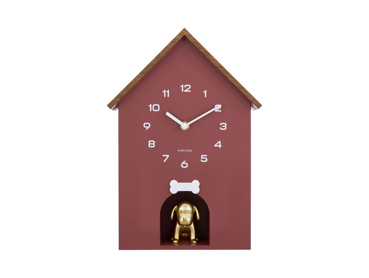 Wandklok hondenhuis
