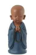 J-Line Monnik Bidden Resin Blauw