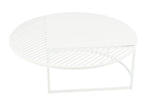 J-Line bijzettafel Outdoor Rond - metaal - wit