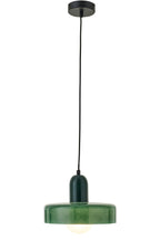 J-Line hanglamp Retro - glas - groen