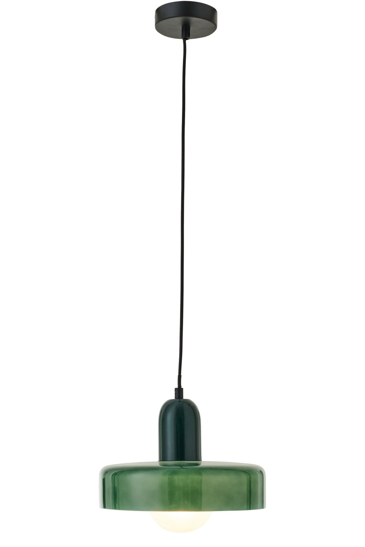 J-Line hanglamp Retro - glas - groen