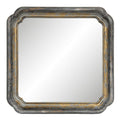 Spiegel 44x44 cm Goudkleurig Hout Grote Spiegel