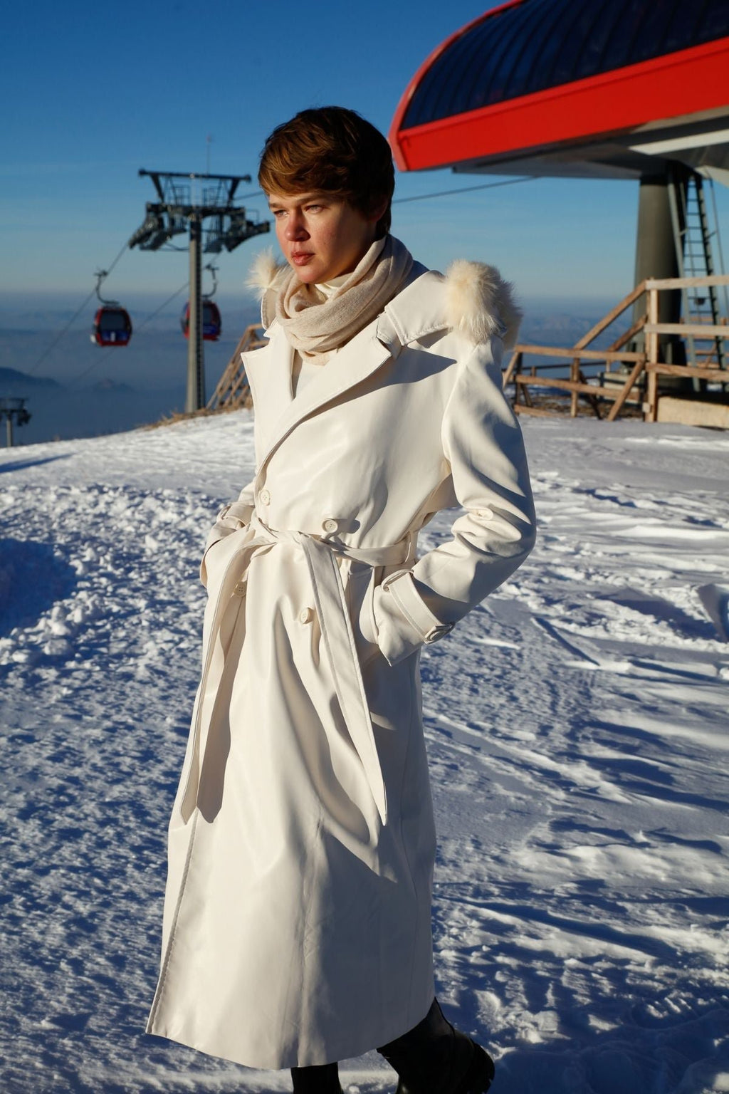 Phrygia sjaal beige