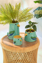 J-Line bijzettafel Cylindrisch - rotan - naturel