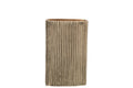 J-Line vaas - aluminium - goud - large