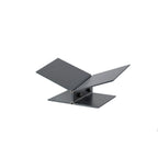 Y-Bookstand - schuin laag - blauwstaal