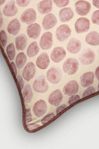 Kussenhoes | Polka Dot lavendel fluwelen kussenhoes van Sanctuary Living