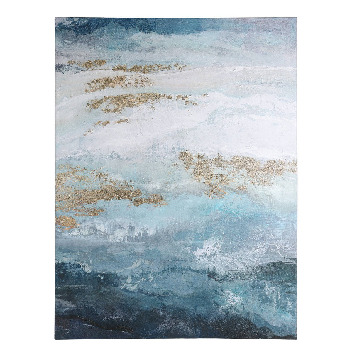 Schilderij Alaminos Blauw 90x120 cm