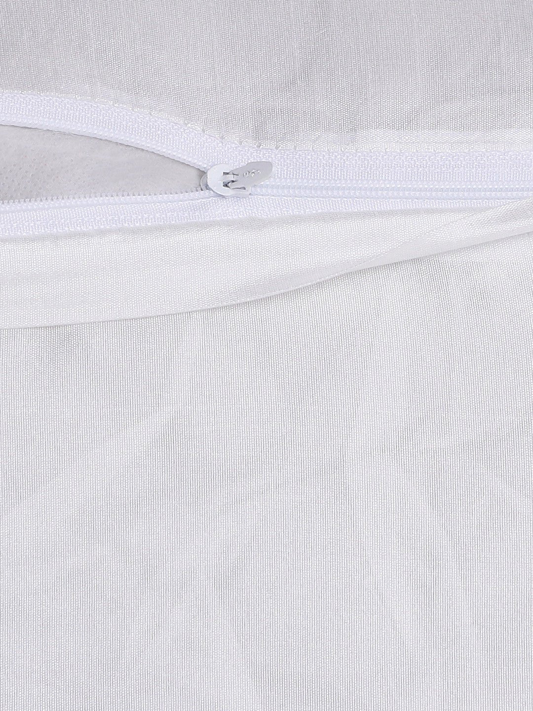 Gebroken wit versierde vierkante kussenhoezen – decoratief accent – ​​40x40 cm – set van 2