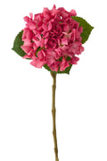 J-Line hortensia Echt Gevoel - kunststof - donkerroze
