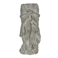 Bloempot 13x13x29 cm Grijs Steen Bloempot Binnen